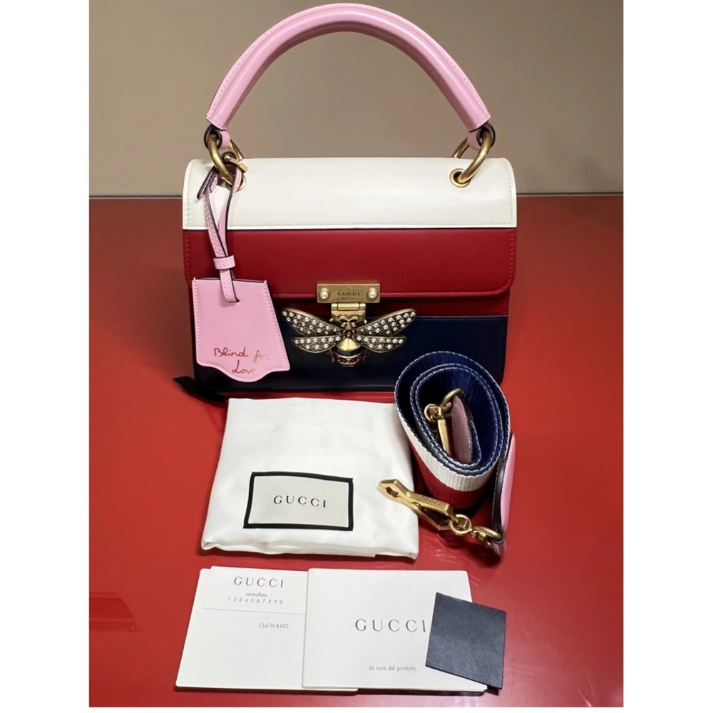 Gucci Queen Margaret Bag with Gold-Tone Hardware